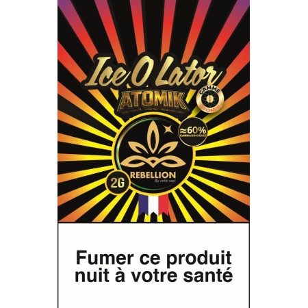 Ice O Lator Atomik - Résine CBD gamme Atomic | Rebellion CBD