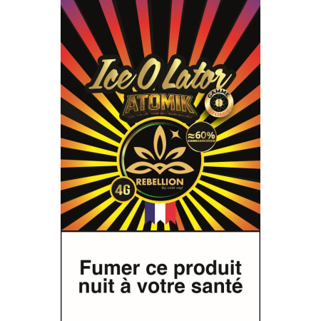 Ice O Lator Atomik - Résine CBD gamme Atomic | Rebellion CBD
