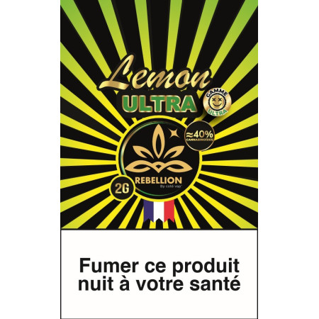 Fleur Lemon Ultra 40% Cannabinoïdes - Rebellion | CBD Citron Puissant