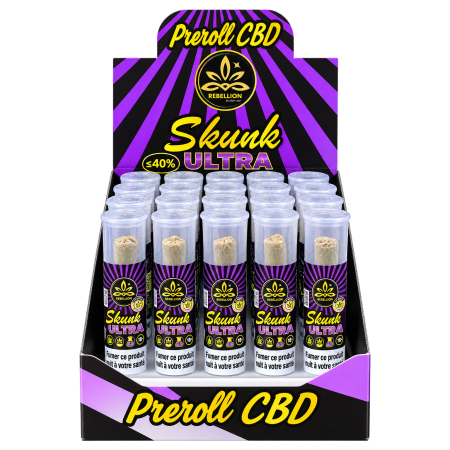 Pre Roll Skunk Ultra - Rebellion CBD | Cône pré-roulé 1 g