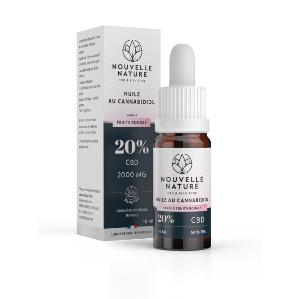Huile CBD 20% Fruits Rouge 10ml