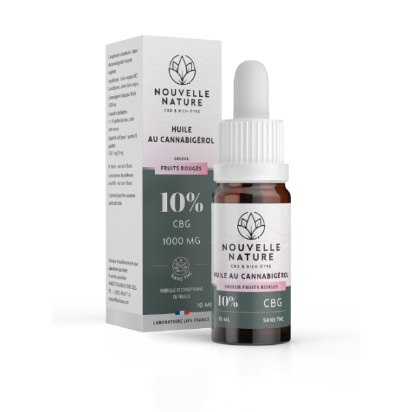 Huile CBG 10% Fruits Rouge 10ml