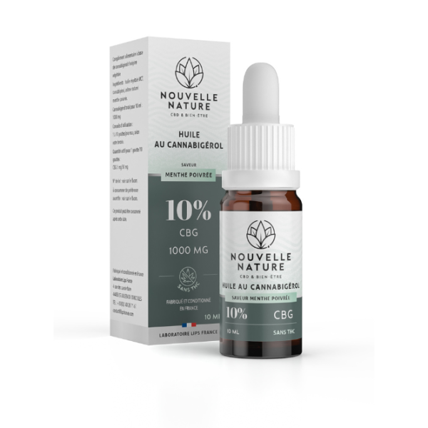 Huile CBG 10% Menthe Poivrée 10ml