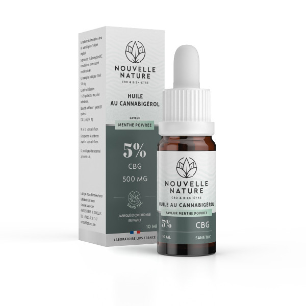 Huile CBN 5% Menthe Poivrée 10ml