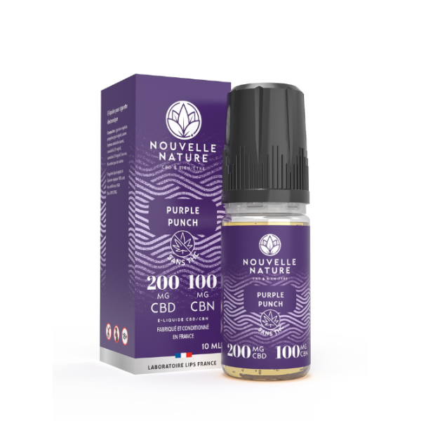 E-liquides Purple Punch - 10ml - 2% CBD - 1% CBN