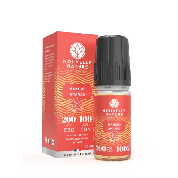 E-liquides Mangue Ananas - 10ml - 3% CBD - 3% CBN