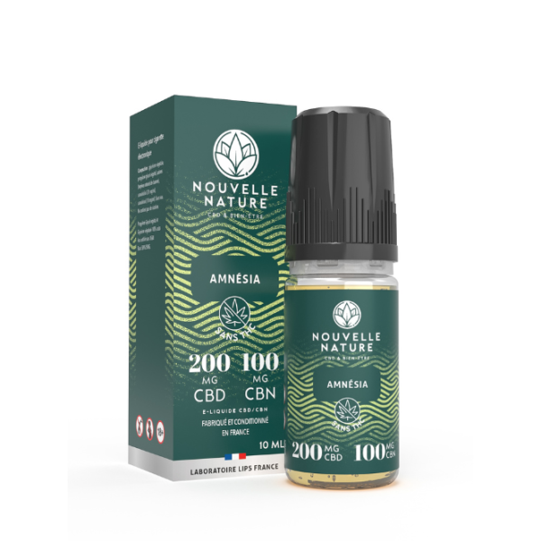 E-liquides  Amnésia - 10ml - 2% CBD - 1% CBN