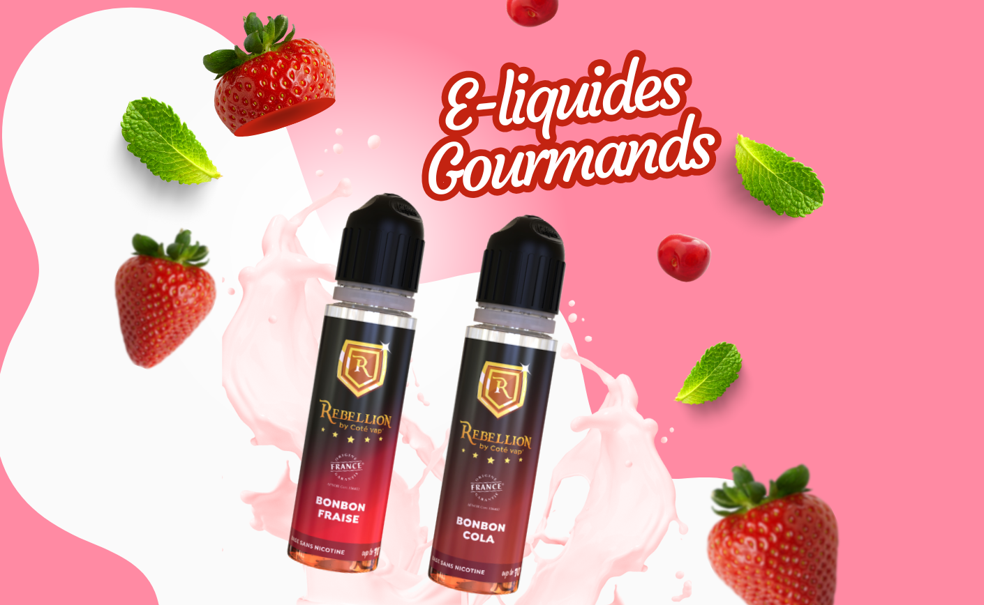 E-liquides gourmands : sucrés sans culpabilité