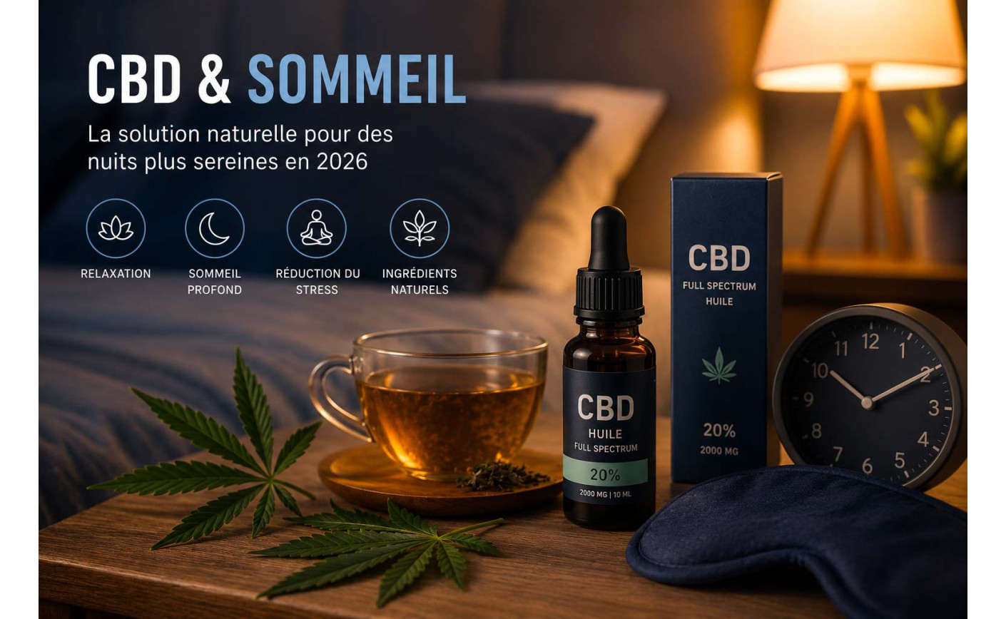 CBD et sommeil : pourquoi de plus en plus de Français l’utilisent en 2026